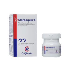 Marboquin – Antibiótico inyectable a base de marbofloxacina para animales de producción y compañía