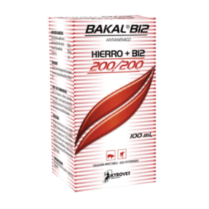 Bakal B12 – Suplemento Inyectable de Hierro Dextran + Vitamina B12