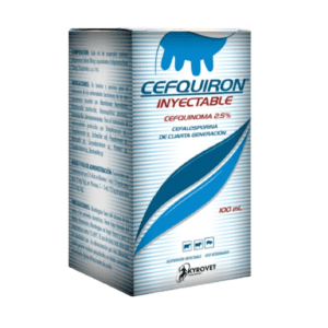 Cefquiron Inyectable 50 mL – Cefquinoma 2.5 % de Cuarta Generación