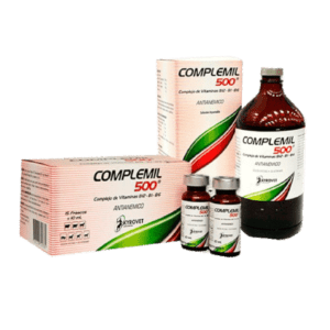 Complemil 500 – Complejo Vitaminico B (1–6) Inyectable con B12 y Lidocaína