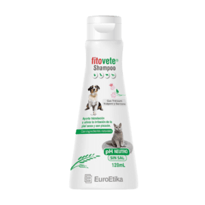 Fitovete Shampoo – Solución Limpiadora Suave para Piel Normal, Seca y Sensible (Sachet x 30 mL)