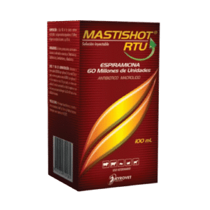 Mastishot RTU – Espiramicina Inyectable Listo para Usar (60 M U.I./100 mL)