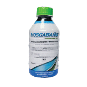 Mosgabaño 20 mL – Baño Concentrado de Cipermetrina 15 % para Control de Ectoparásitos