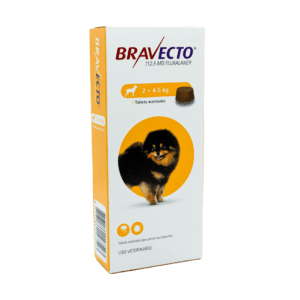 Bravecto 2.4 kg – Antiparasitario Oral para Perros de Peso Muy Bajo con Protección por 12 Semanas – MSD