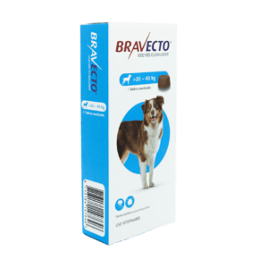Bravecto 20–40 kg – Tableta Masticable de Larga Duración para Perros Grandes – MSD Salud Animal