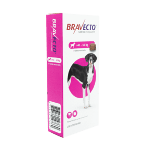Bravecto 40–56 kg – Tableta Masticable de Alta Dosis para Perros Extra Grandes – Protección Prolongada – MSD