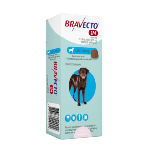 Bravecto 37 Días 20–40 kg – Antiparasitario Oral para Perros de Acción Rápida contra Pulgas y Garrapatas – MSD