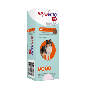 Bravecto 37 Días 4.5–10 kg – Antiparasitario Oral de Acción Rápida para Perros Pequeños – MSD