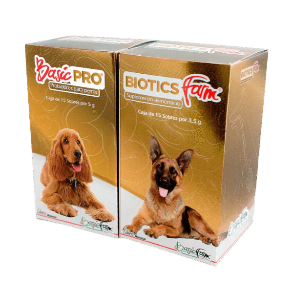 Probiotics Caja x 30 Sobres – Simbiótico con Probiótico y Prebiótico para Salud Intestinal Animal