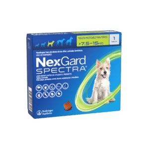 Nexgard Spectra M Verde 7.5-15