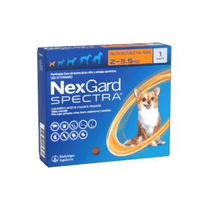Nexgard Spectra XS Naranja 2-3.5